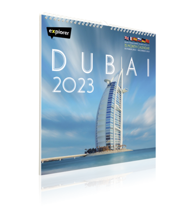 Dubai Multi Language Calendar 2023 (Burj Al Arab Cover)
