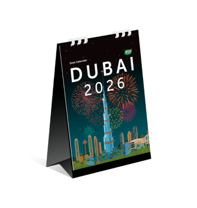 Dubai Desk Calendar 2026