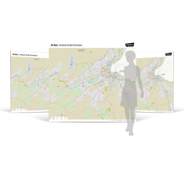 Al Ain Wall Map