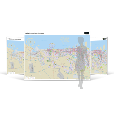 Dubai Wall Map