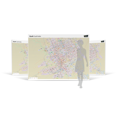 Riyadh Wall Map