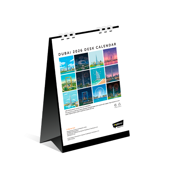 Dubai Desk Calendar 2026