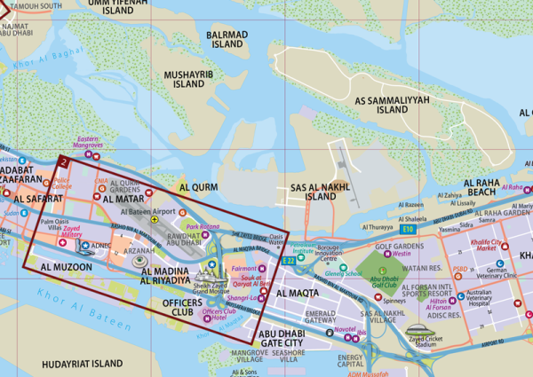 Abu Dhabi Mini Map