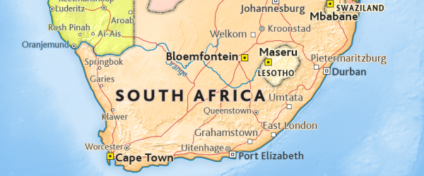 Africa and Middle East Wall Map 