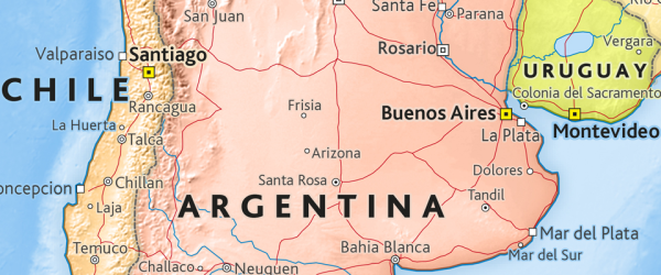 South America Wall Map 