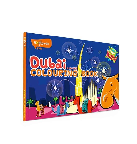 Dubai Colouring book