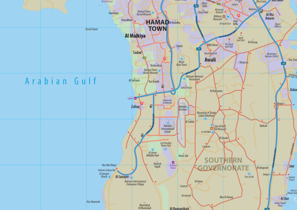 Bahrain Map