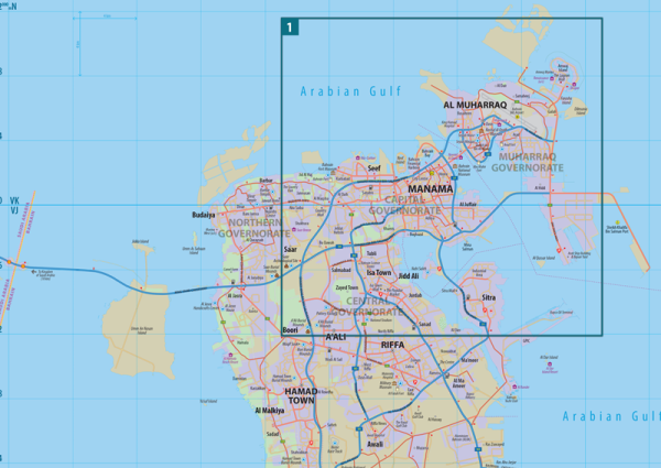 Bahrain Map