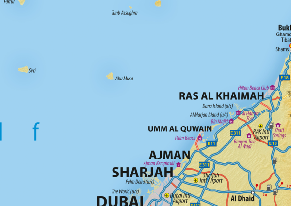 Oman Wall Map