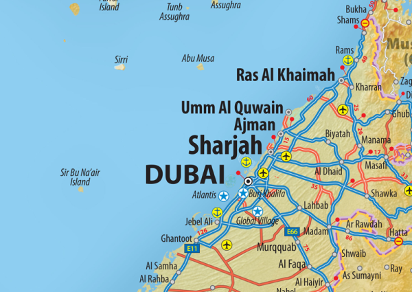 GCC Wall Map
