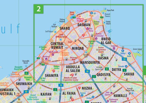 Kuwait City Mini Map